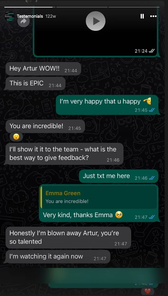 Feedback from Ema